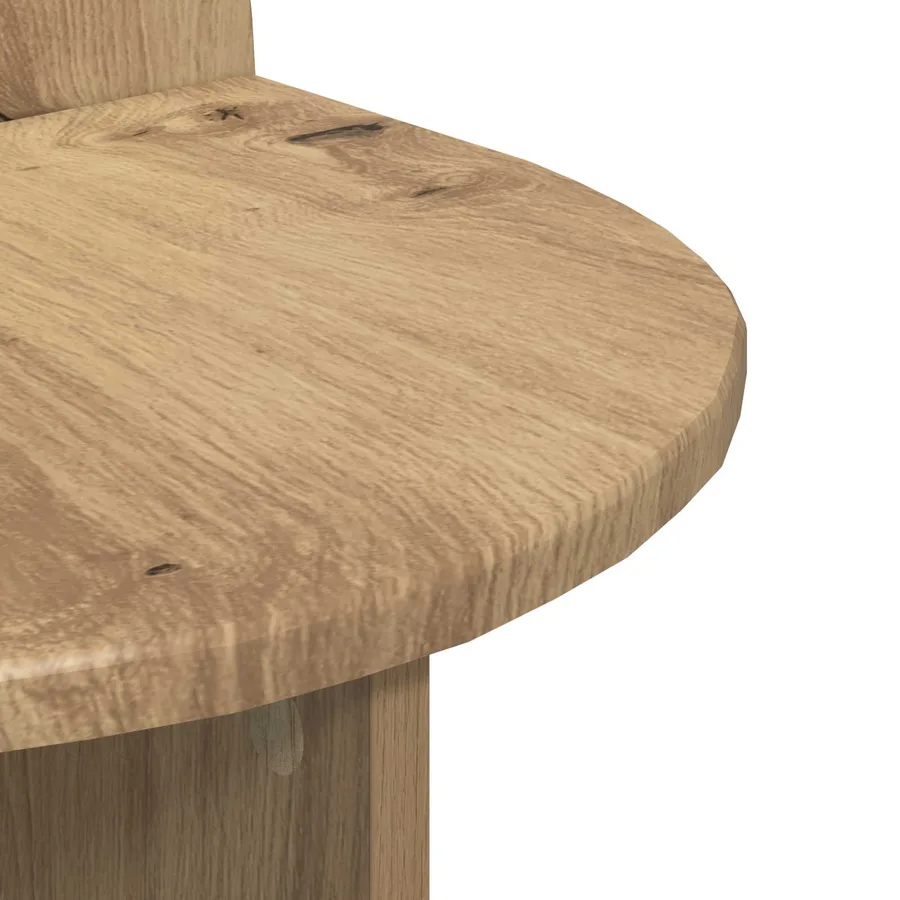 Table de chevet 2 pc Chêne artisanal 40 x 35,5 x 45,5 cm - 9