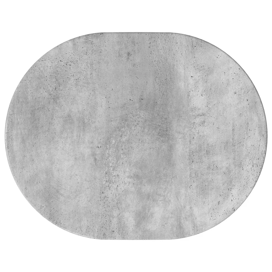 Table d'appoint Gris béton 50 x 39,5 x 55 cm Bois d'ingénierie - 7