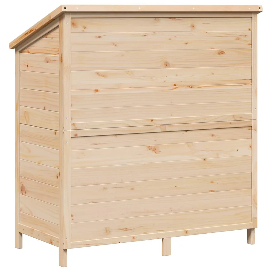 Abri de jardin Naturel 106 x 56 x 113,5 cm Bois de Sapin Massif - 7