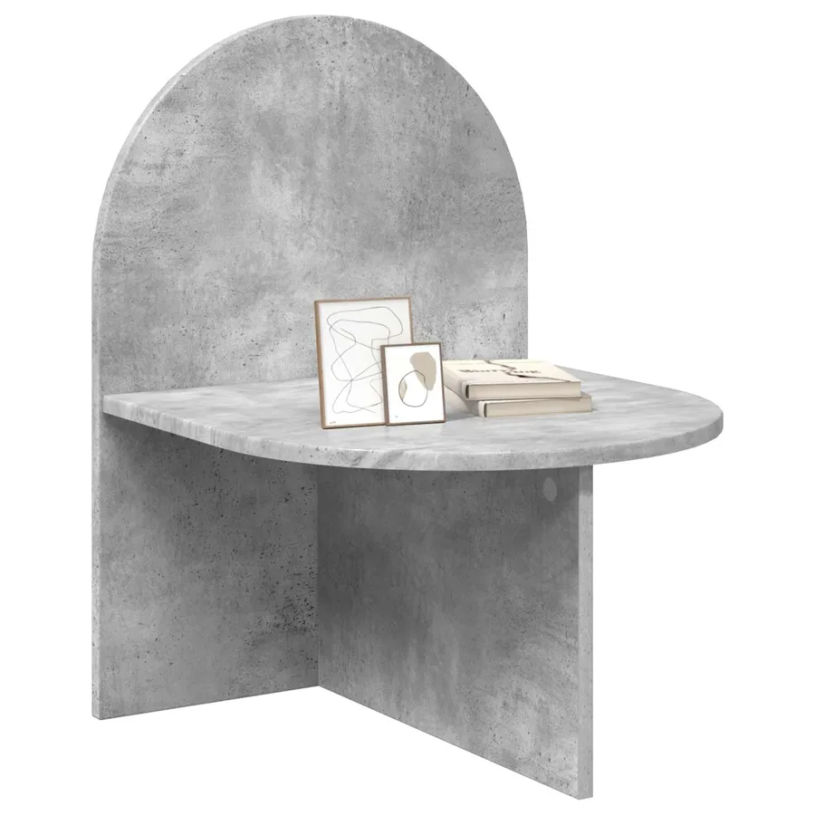 Table de chevet 2 pcs Gris béton 48 x 49 x 65 cm - 3