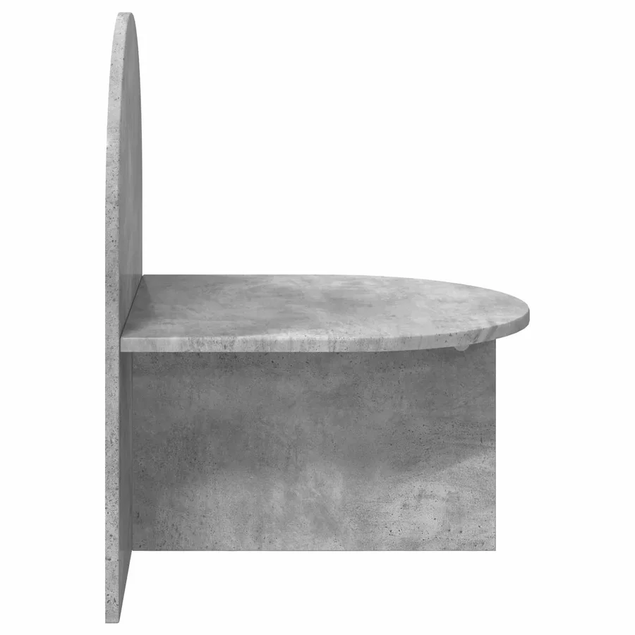 Table de chevet 2 pcs Gris béton 48 x 49 x 65 cm - 7