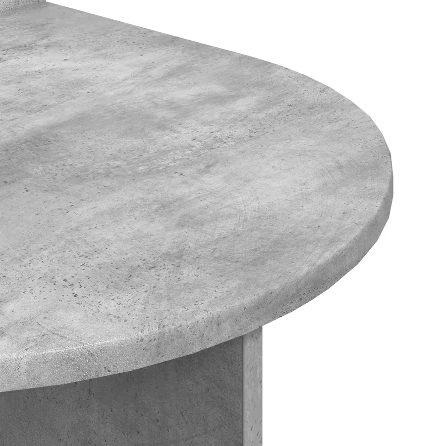 Table de chevet 2 pcs Gris béton 48 x 49 x 65 cm - 9