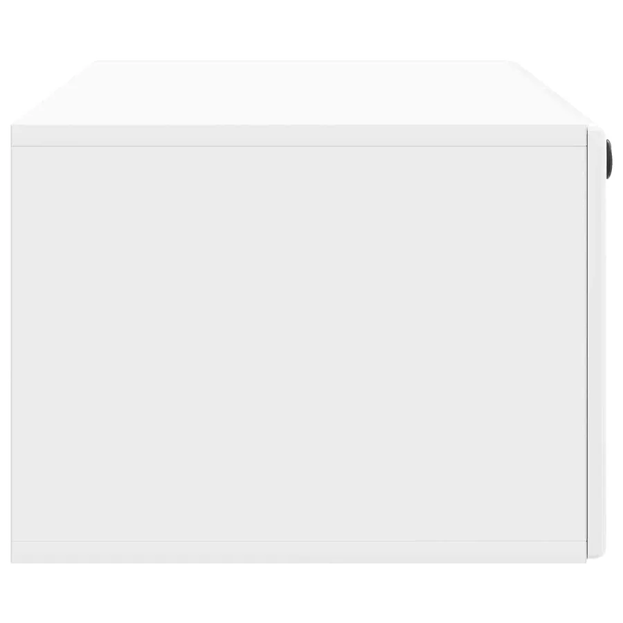 Meuble TV mural 98 x 41 x 30 cm Blanc brillant - 7