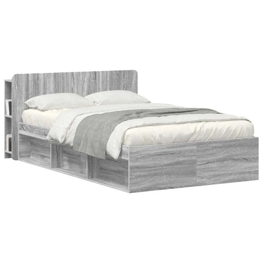Cabinet de Tête de Lit Sonoma gris Bois d'ingénierie - 3