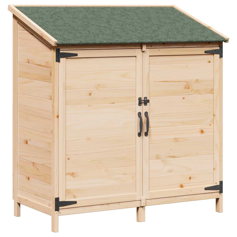 Abri de jardin avec toit Naturel 106,5 x 56 x 113,5 cm - 2