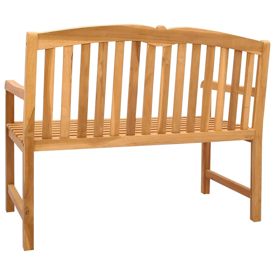 Banc en Bois Sculpté en Rose 114 x 60 x 95 cm Naturel - 5