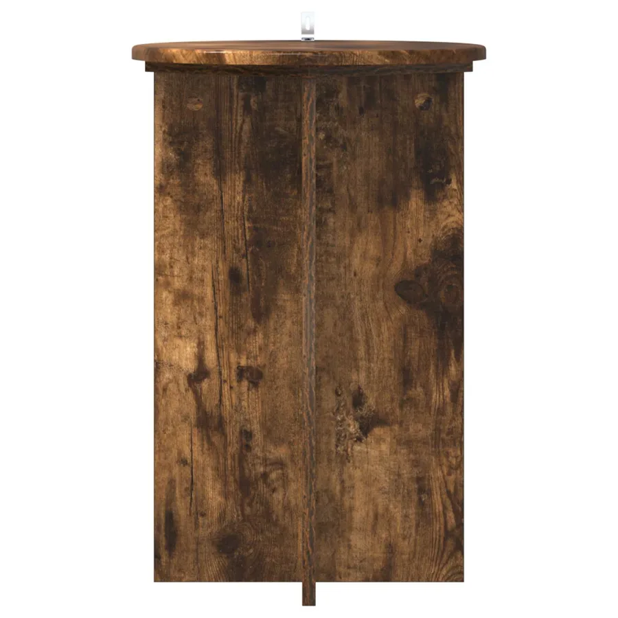Support de Plante 2 pcs Chêne fumé Ø40 x 60 cm - 6