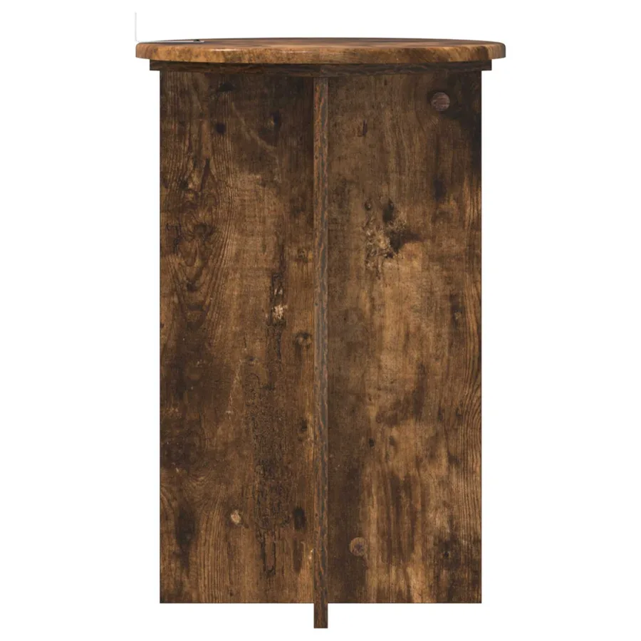 Support de Plante 2 pcs Chêne fumé Ø40 x 60 cm - 7