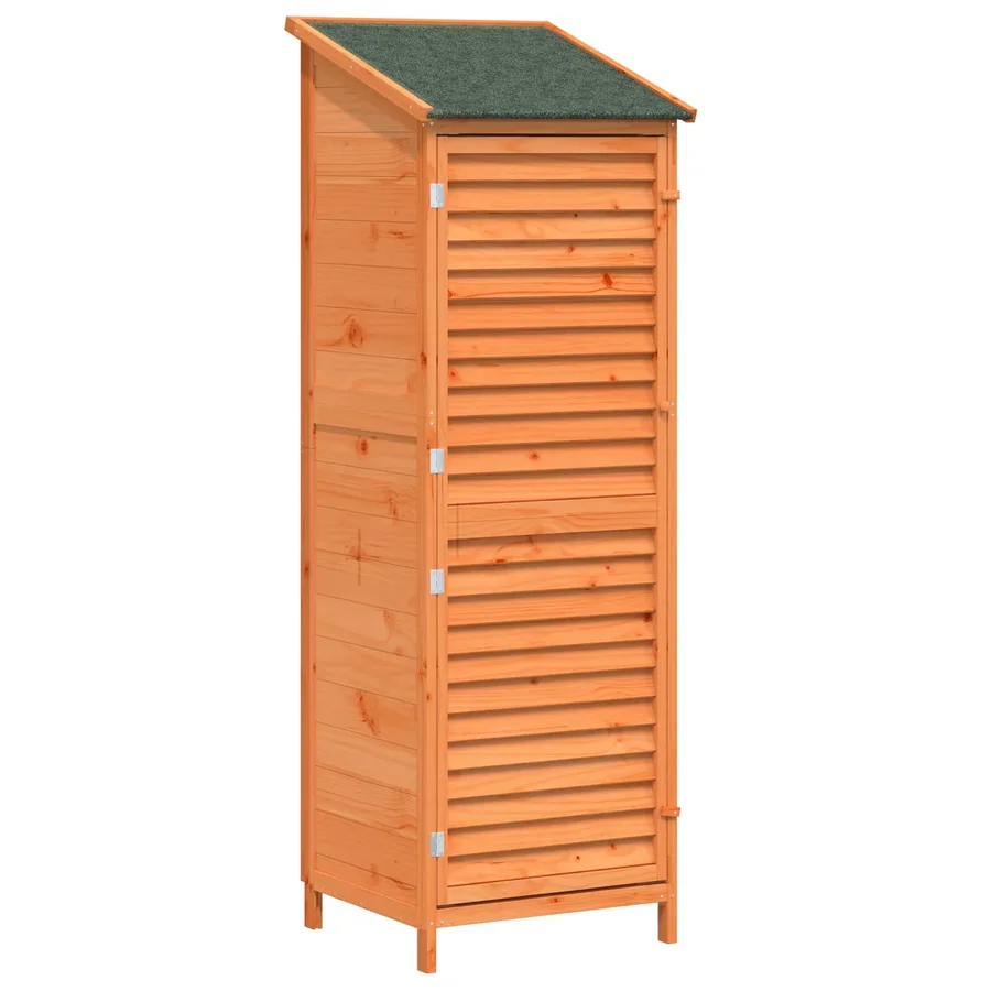 Abri de jardin Marron 59 x 56 x 176 cm Bois de Sapin Massif - 2