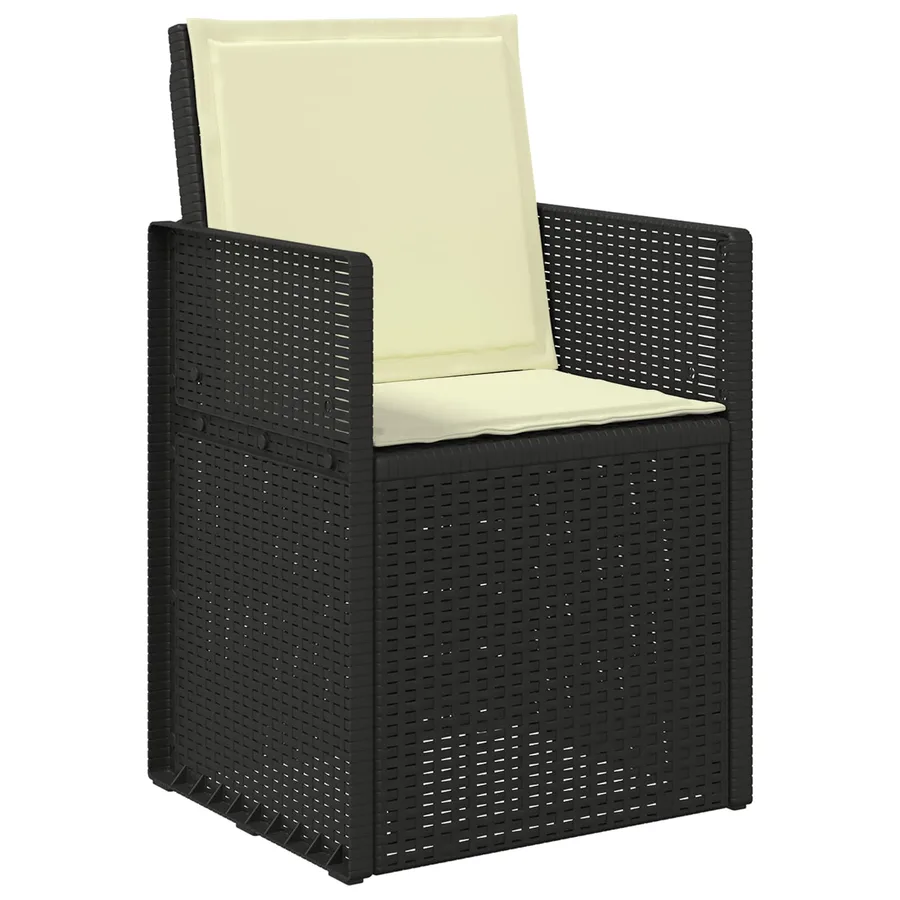 Coussins de siège et de dos 2 pcs Crème 47 x 45 x 2 cm - 3
