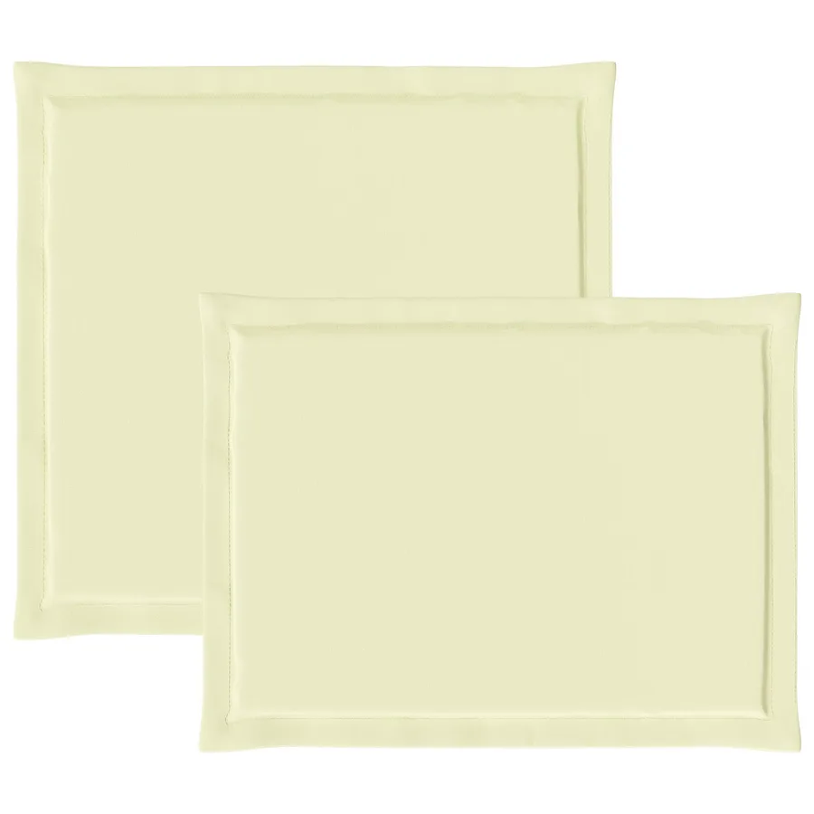 Coussins de siège et de dos 2 pcs Crème 47 x 45 x 2 cm - 7