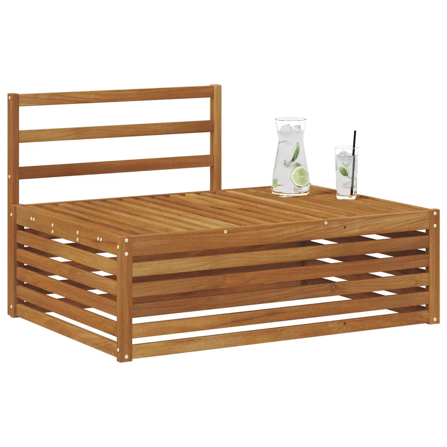 Canapé d'extérieur extrémité Naturel 115 x 83 x 73 cm - 3