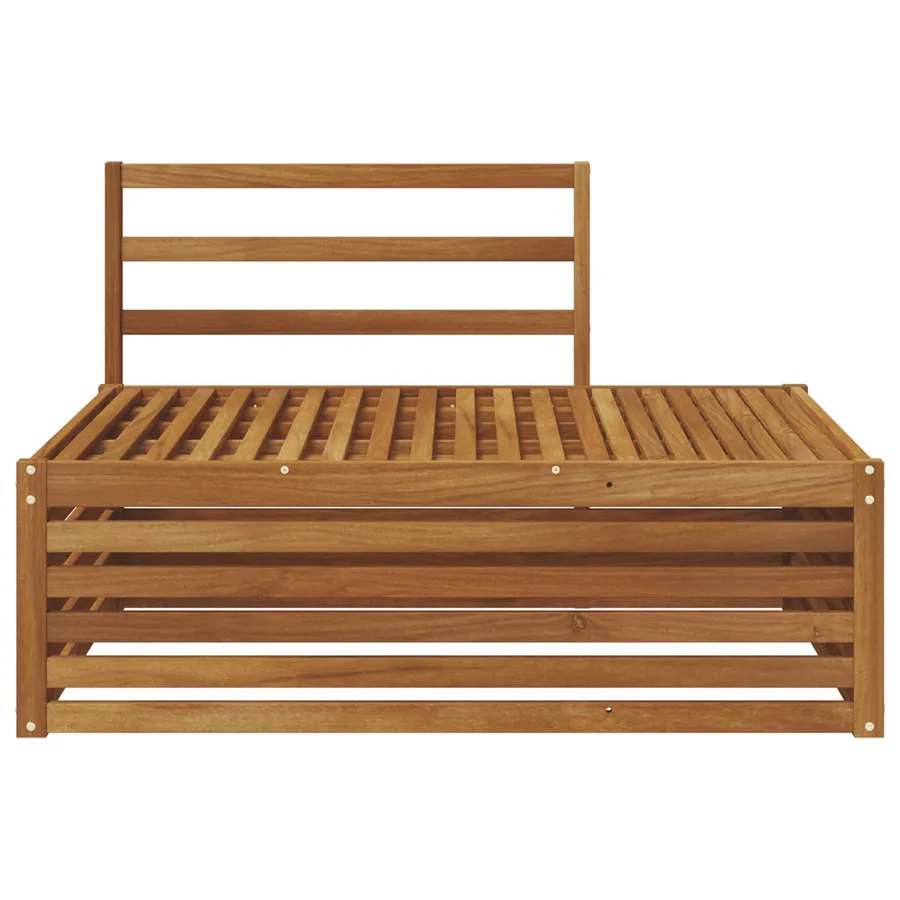 Canapé d'extérieur extrémité Naturel 115 x 83 x 73 cm - 4