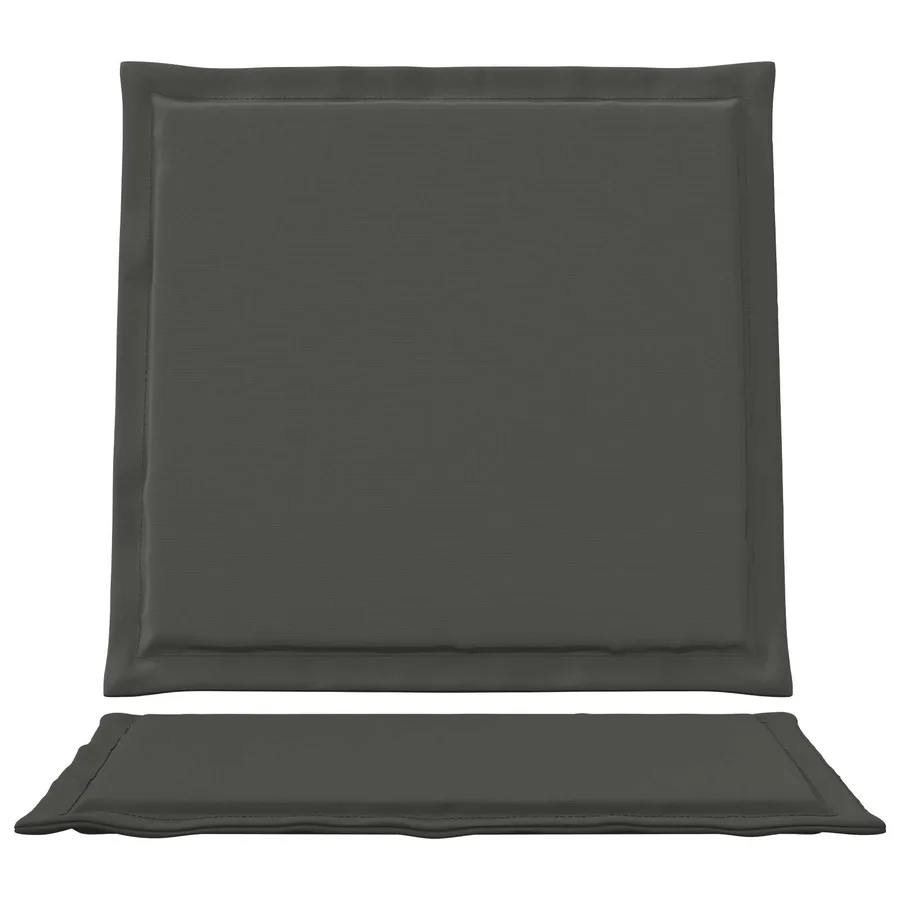 Coussins de siège et de dos 4 pcs Anthracite 47 x 45 x 2 cm - 6