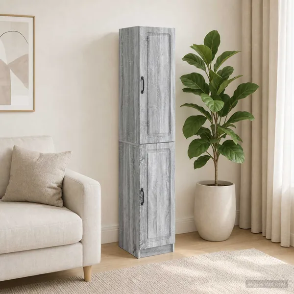 Ensemble de Meubles 2 pcs Sonoma gris Bois d'ingénierie