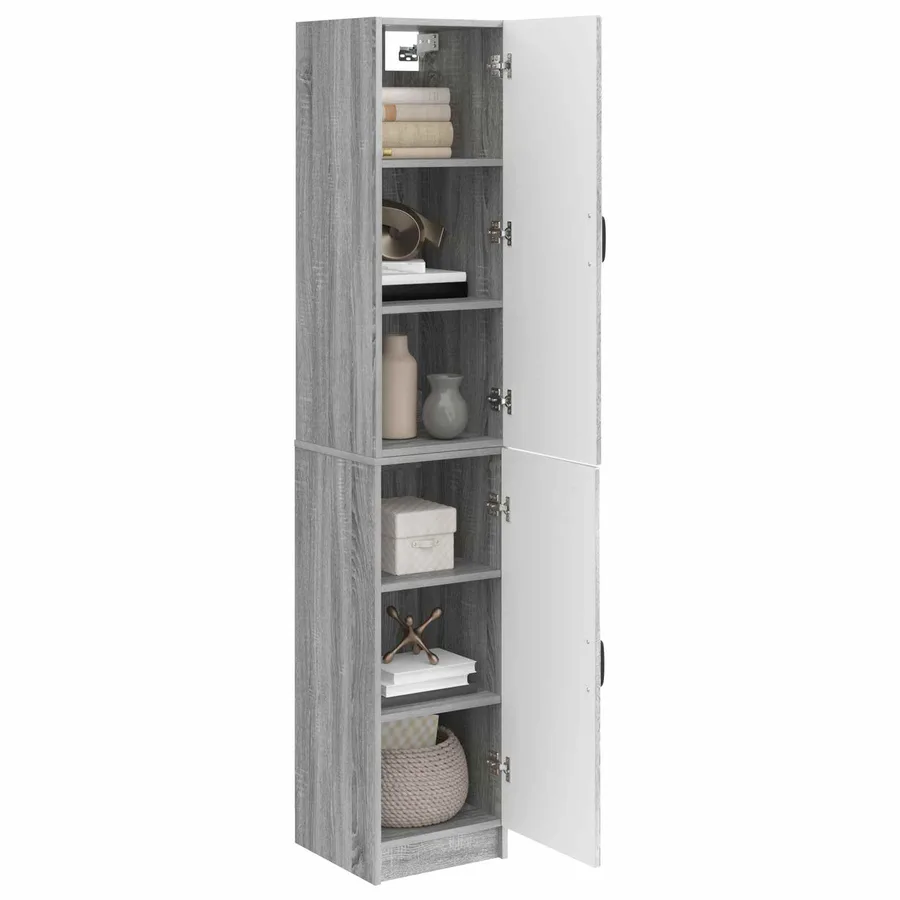Ensemble de Meubles 2 pcs Sonoma gris Bois d'ingénierie - 3