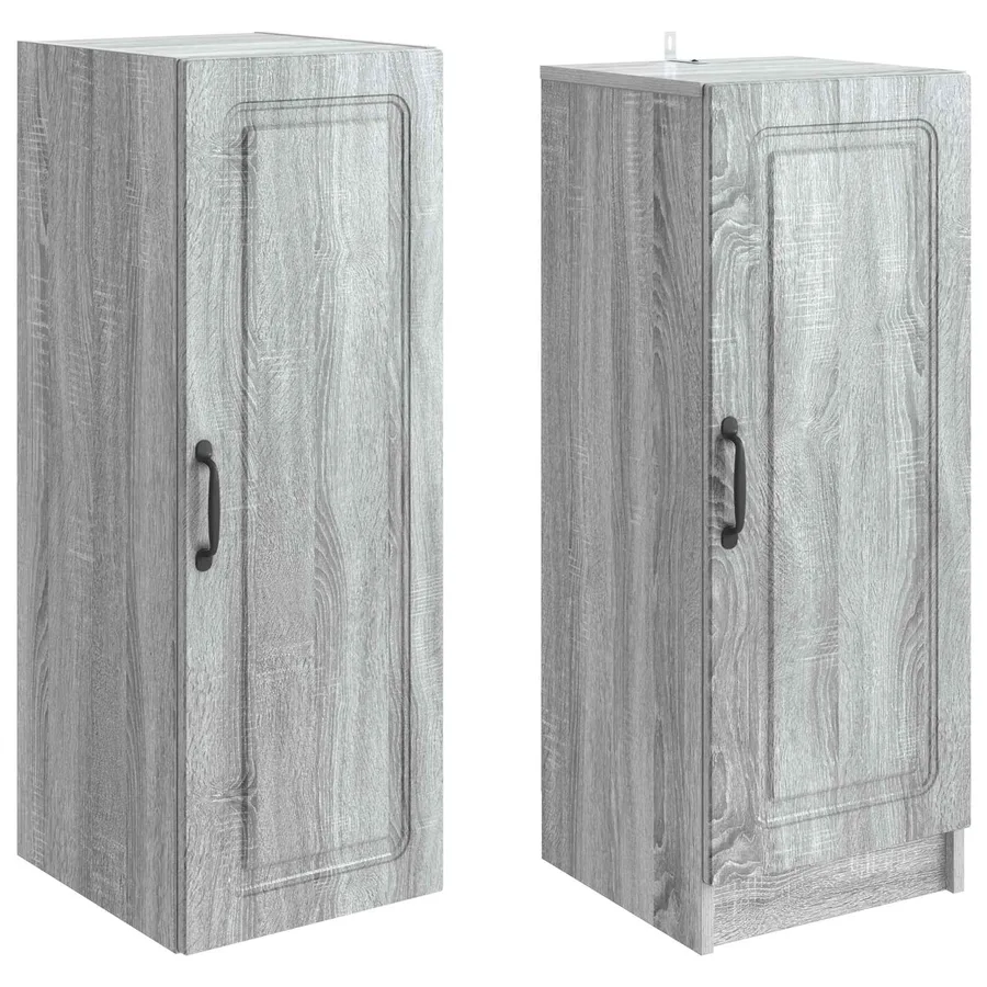 Ensemble de Meubles 2 pcs Sonoma gris Bois d'ingénierie - 4