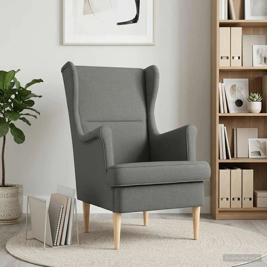 fauteuil Gris foncé tissu - 3