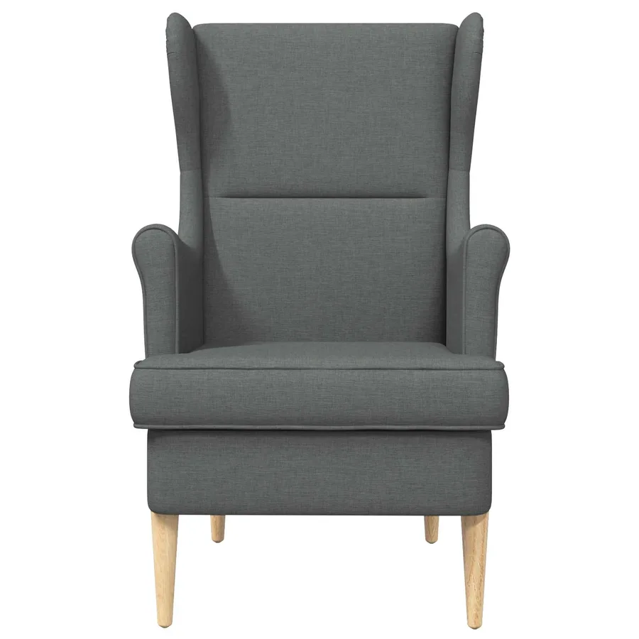 fauteuil Gris foncé tissu - 4