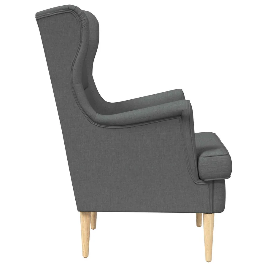 fauteuil Gris foncé tissu - 5