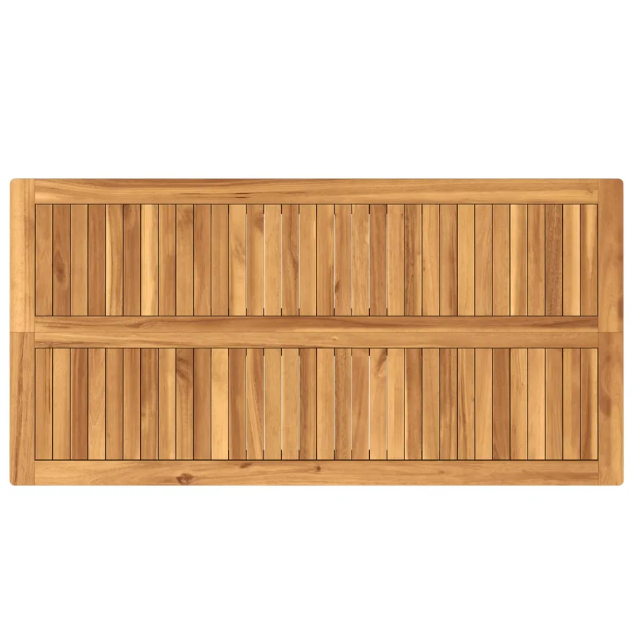 Ensemble de bar extérieur 7 pcs Naturel Bois de teck massif - 5