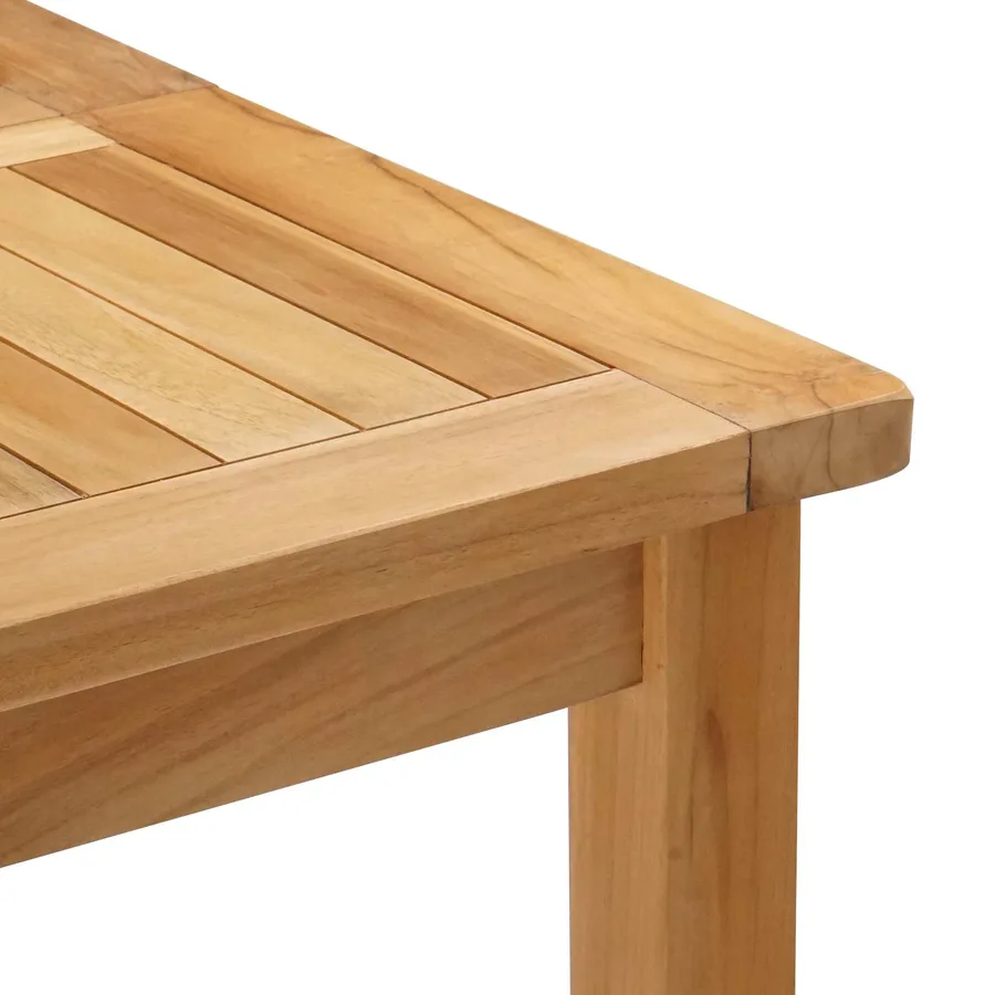 Ensemble de bar extérieur 7 pcs Naturel Bois de teck massif - 6