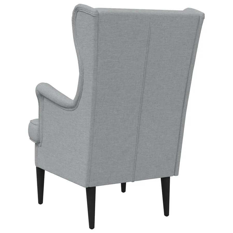 Fauteuil Gris clair Tissu - 6