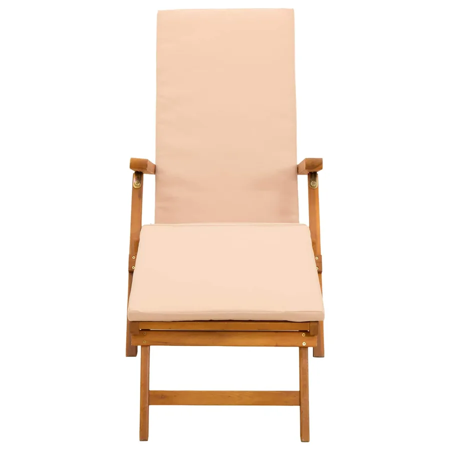 Chaise longue inclinable et pliable 2 pcs 55 x 146 x 91 cm - 6