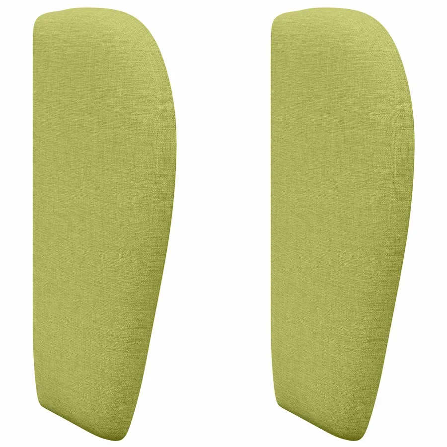 Oreille de tête de lit Vert 40 x 23 x 6 cm tissu - 2