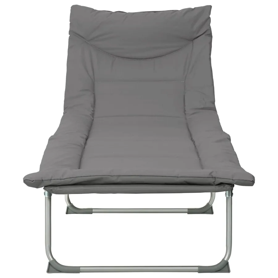 Transat pliant avec coussin Vert foncé - 31