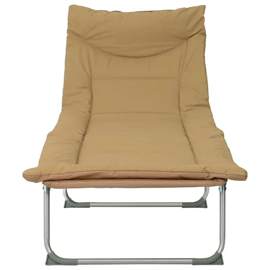 Transat pliant avec coussin Vert foncé - 69