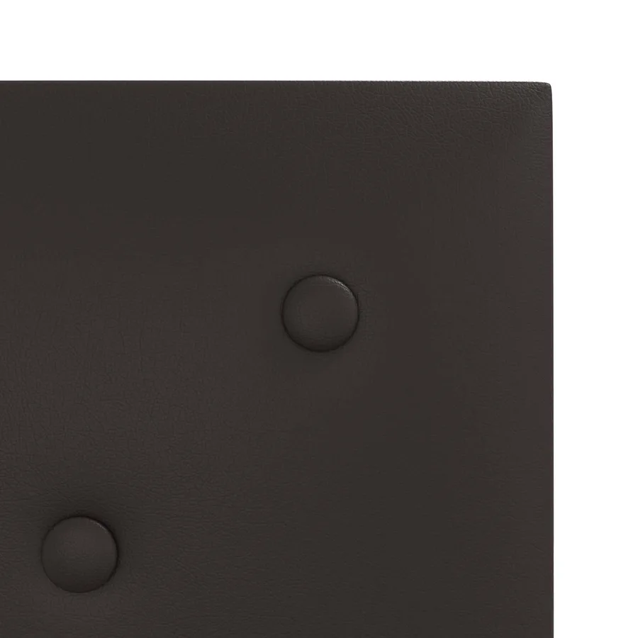 Tête de lit murale 12 pcs Noir 30 x 30 cm Simili cuir - 5