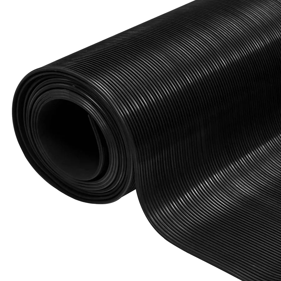 Tapis de sol Noir 1,5 x 2 m Caoutchouc - 2