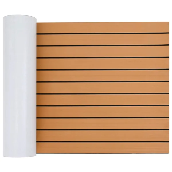 Tapis de bateau Rayé Marron et noir 240 x 60 cm EVA