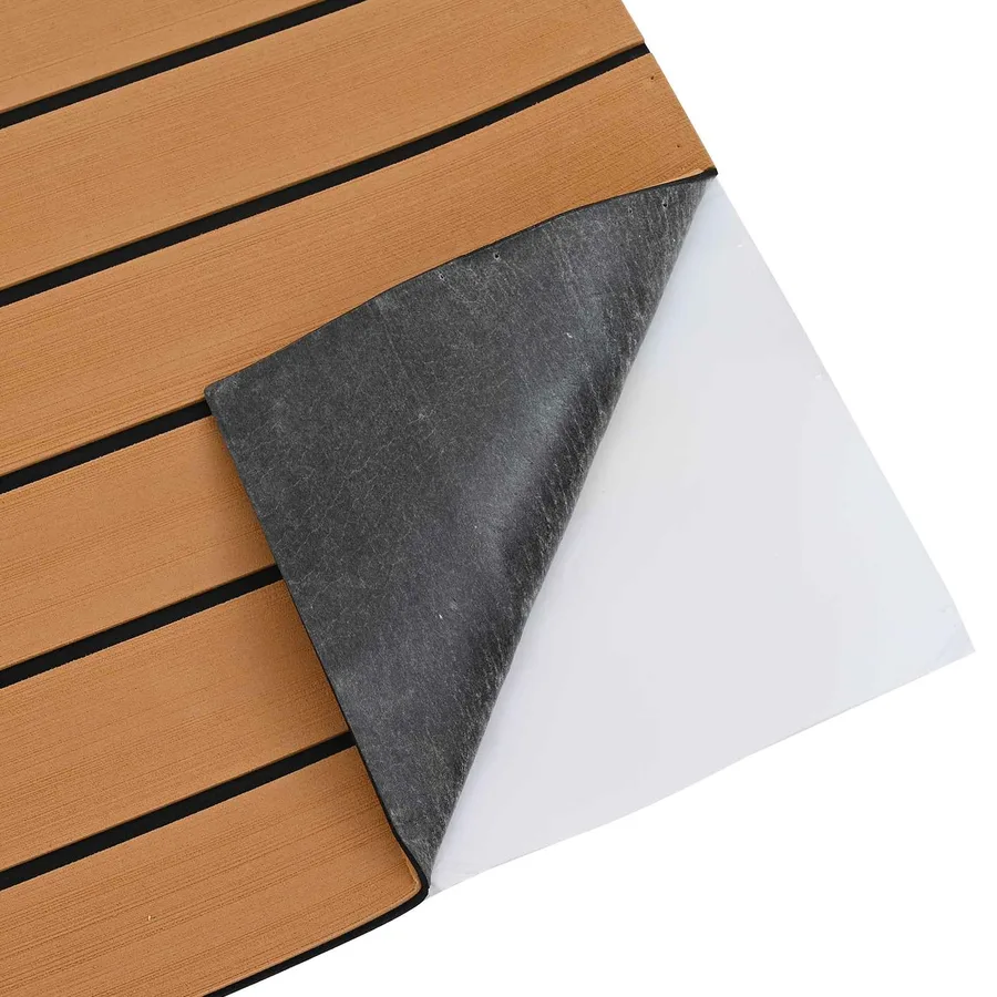 Tapis de bateau Marron et noir 240 x 90 cm EVA - 4