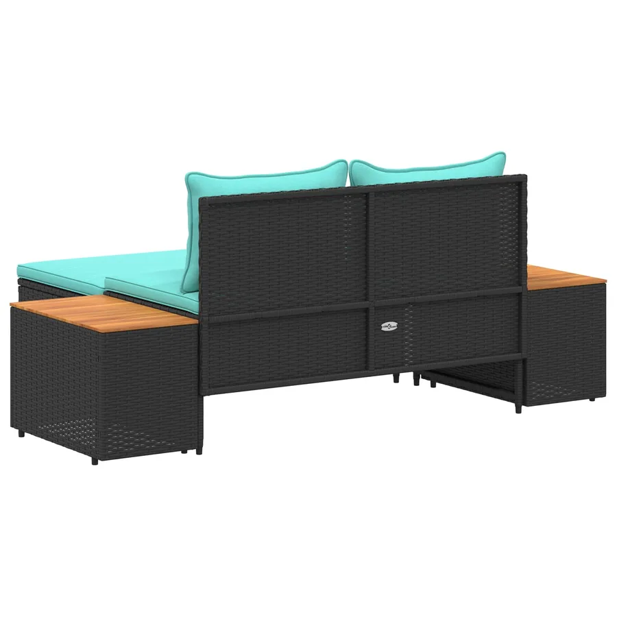 Ensemble de canapés d'extérieur 4 -Seater 4 pcs 55 x 30 x 39 cm - 8