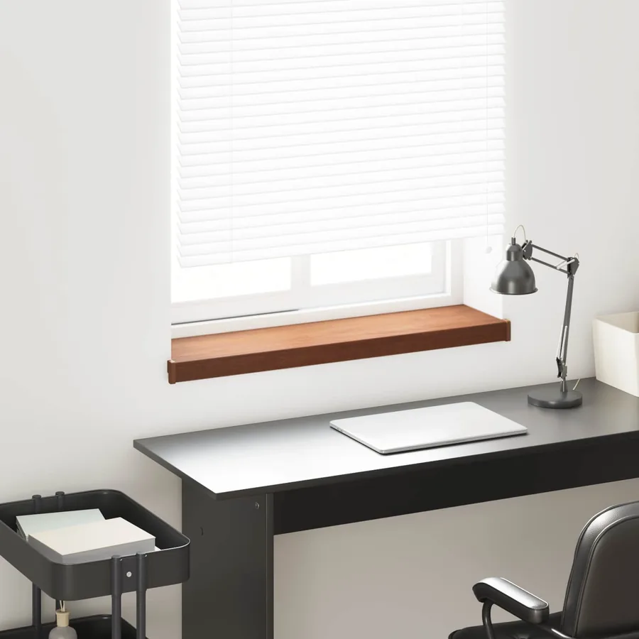 Appui de fenêtre Bois marron 60 x 20 x 4,5 cm PVC