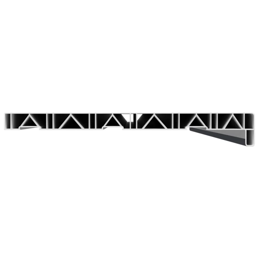 Appui de fenêtre Anthracite avec grain de bois PVC - 5
