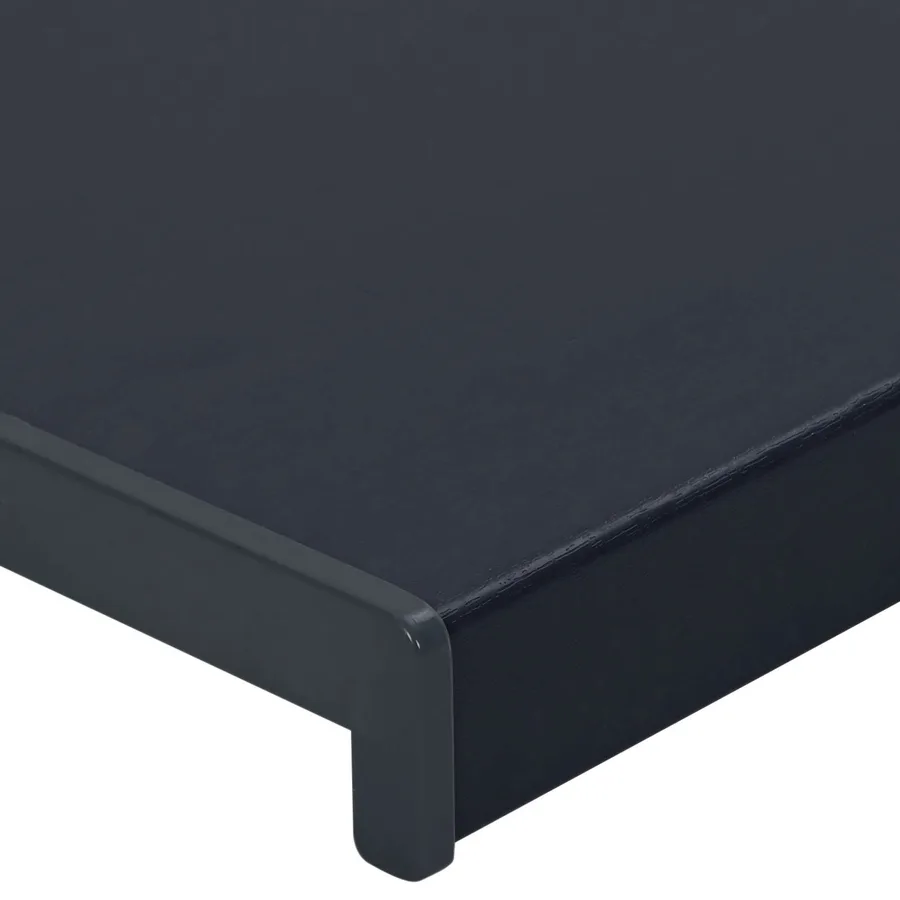 Appui de fenêtre Anthracite avec grain de bois PVC - 9