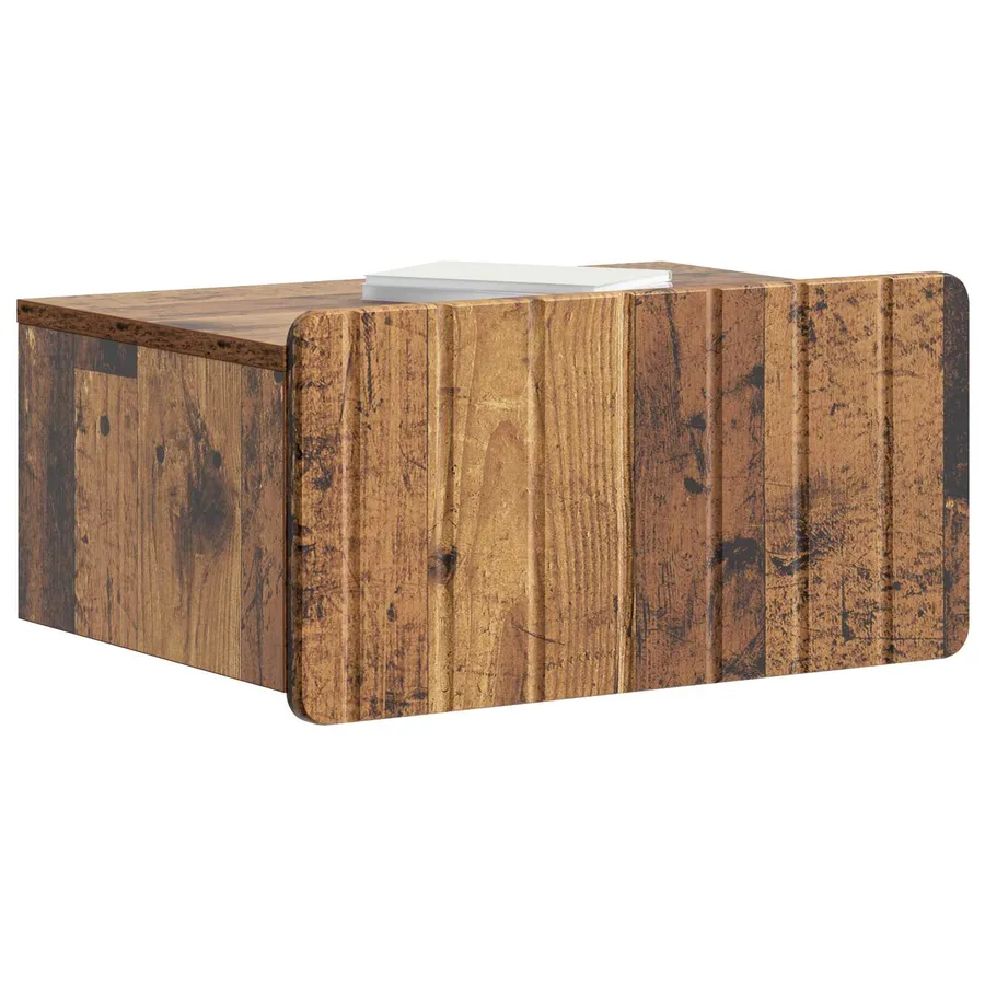 Cabinet de chevet mural 2 pcs Bois ancien 49 x 34,5 x 24 cm - 3