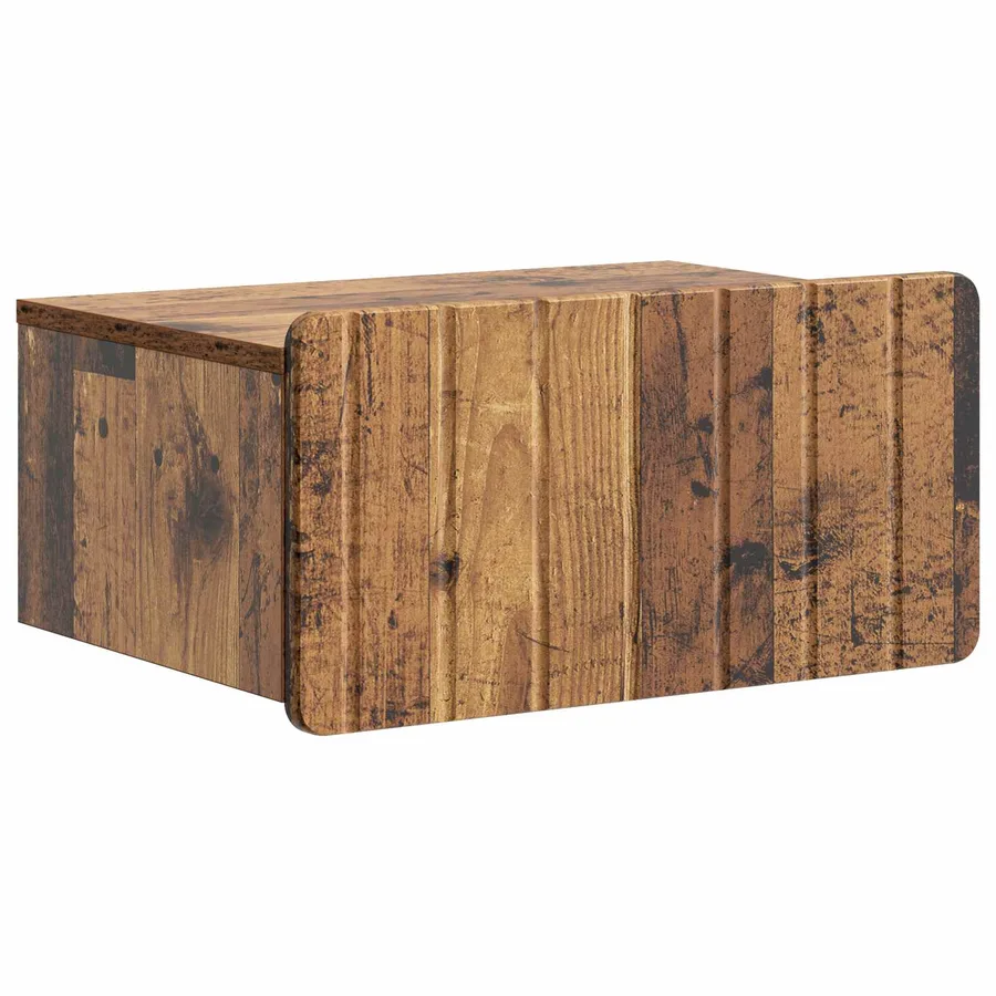 Cabinet de chevet mural 2 pcs Bois ancien 49 x 34,5 x 24 cm - 5