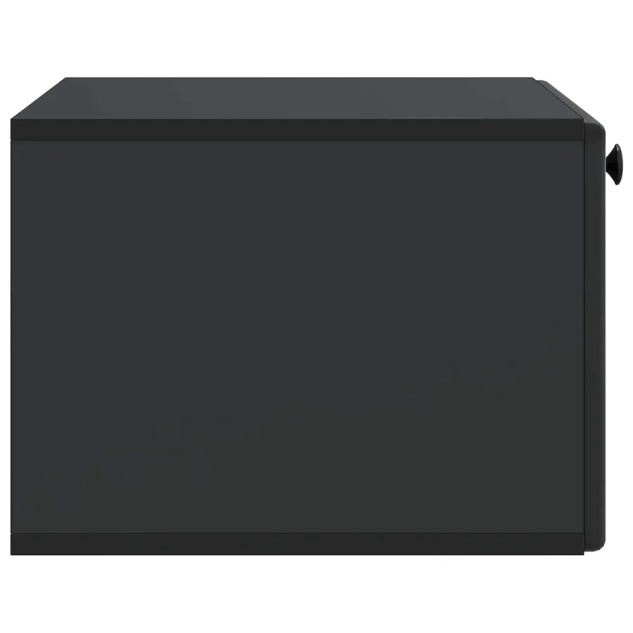 Meuble TV mural 59,5 x 41 x 30 cm Noir Bois d'ingénierie - 7