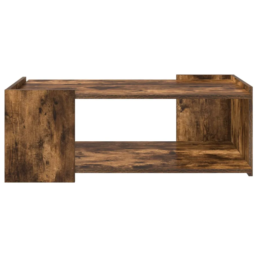 Table basse Chêne fumé 90 x 50 x 33 cm Bois d'ingénierie - 5