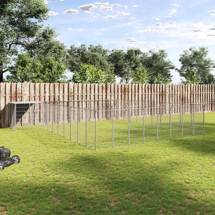 Chenil Argenté 25,41 m² Acier