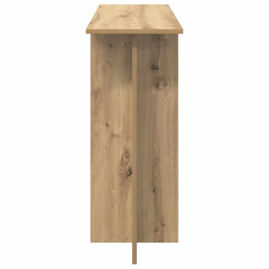 Table console Chêne artisanal 100 x 30 x 75 cm - 6