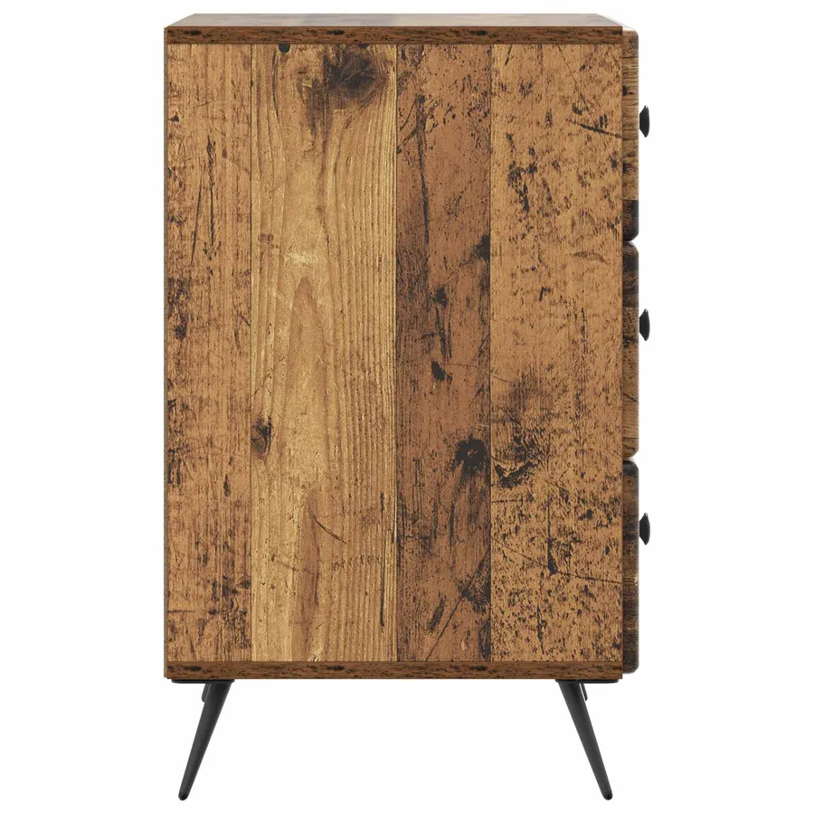 Cabinet de chevet avec tiroir Bois ancien 43 x 41 x 66,5 cm - 6