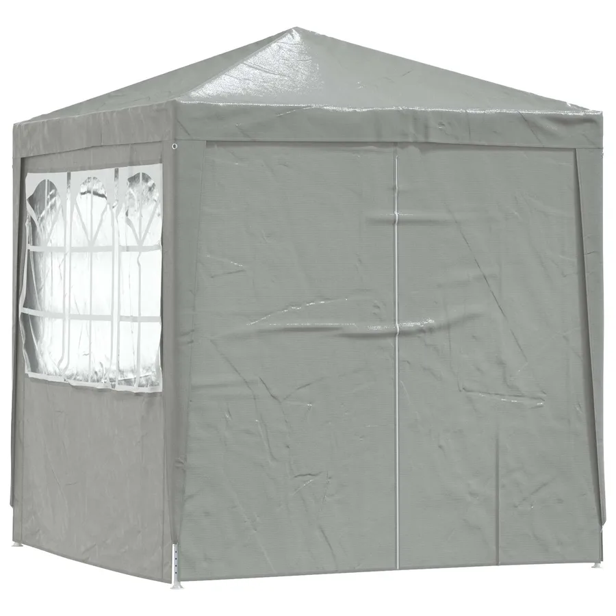 Tente de fête Gris clair 200 x 200 x 240 cm PE et acier - 3