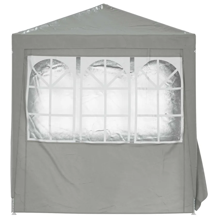 Tente de fête Gris clair 200 x 200 x 240 cm PE et acier - 5