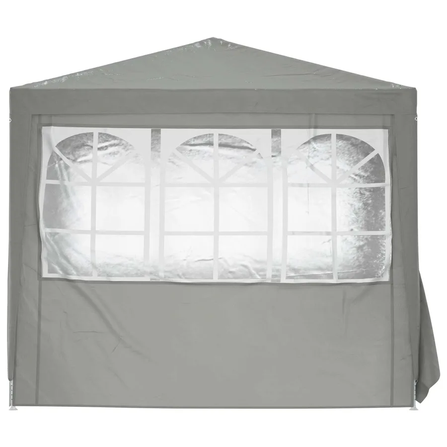 Tente de fête Gris clair 250 x 250 x 240 cm PE et acier - 5