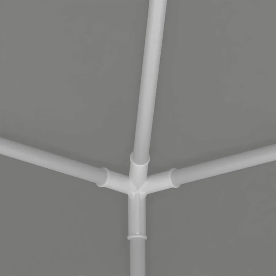 Tente de fête Gris clair 250 x 250 x 240 cm PE et acier - 9